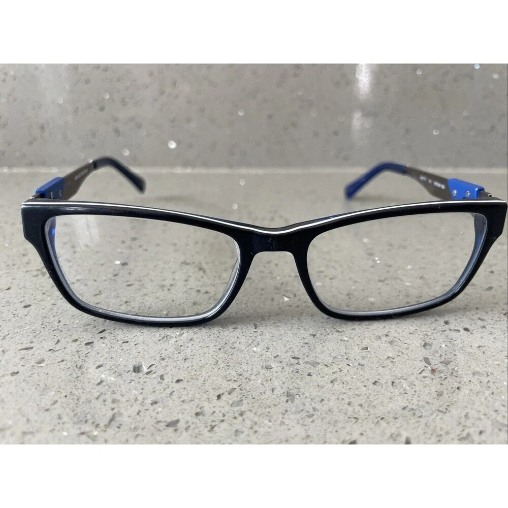 Sketchers Kids Eyeglass Frames Only SE1131 090 50-16-130 black square full rim